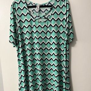Gently used knee-length swing dress